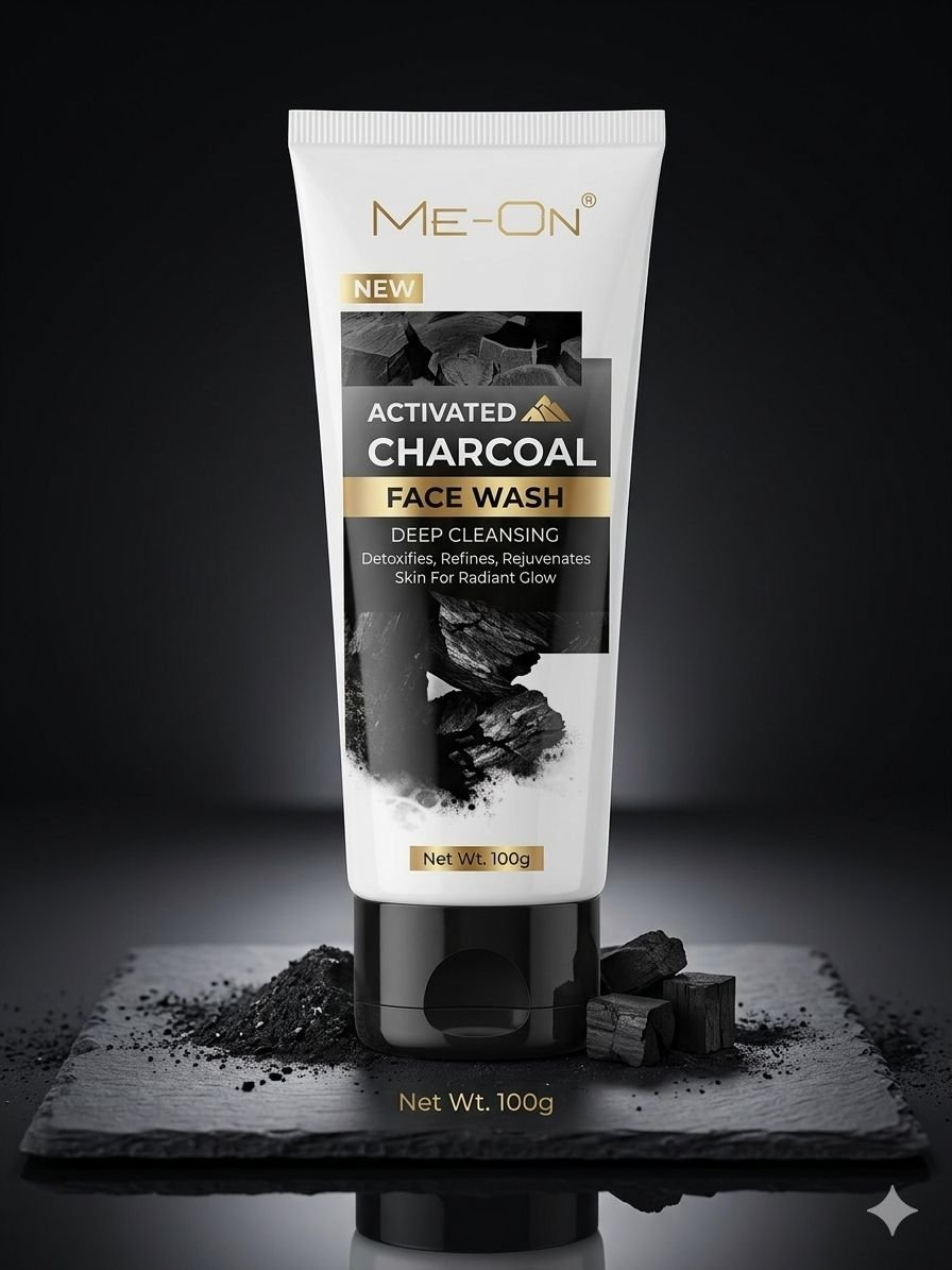 ME-ON Activated Charcoal Face Wash - Deep Cleansing (100g)