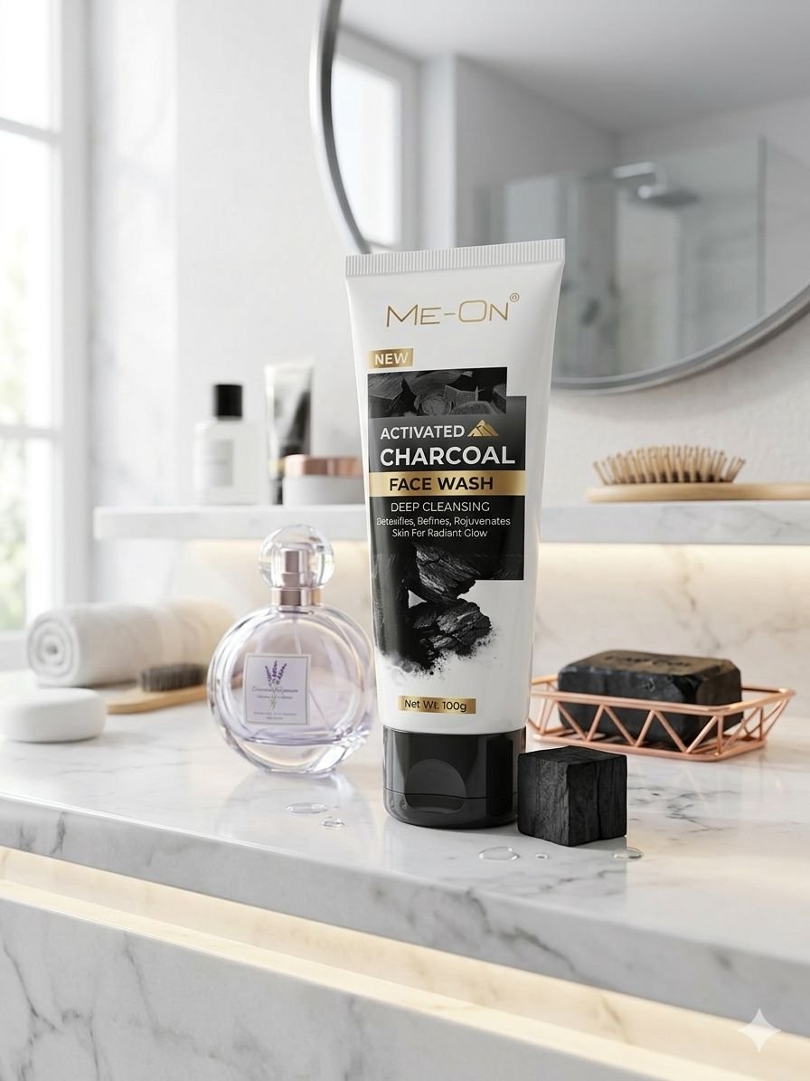 ME-ON Activated Charcoal Face Wash - Deep Cleansing (100g)