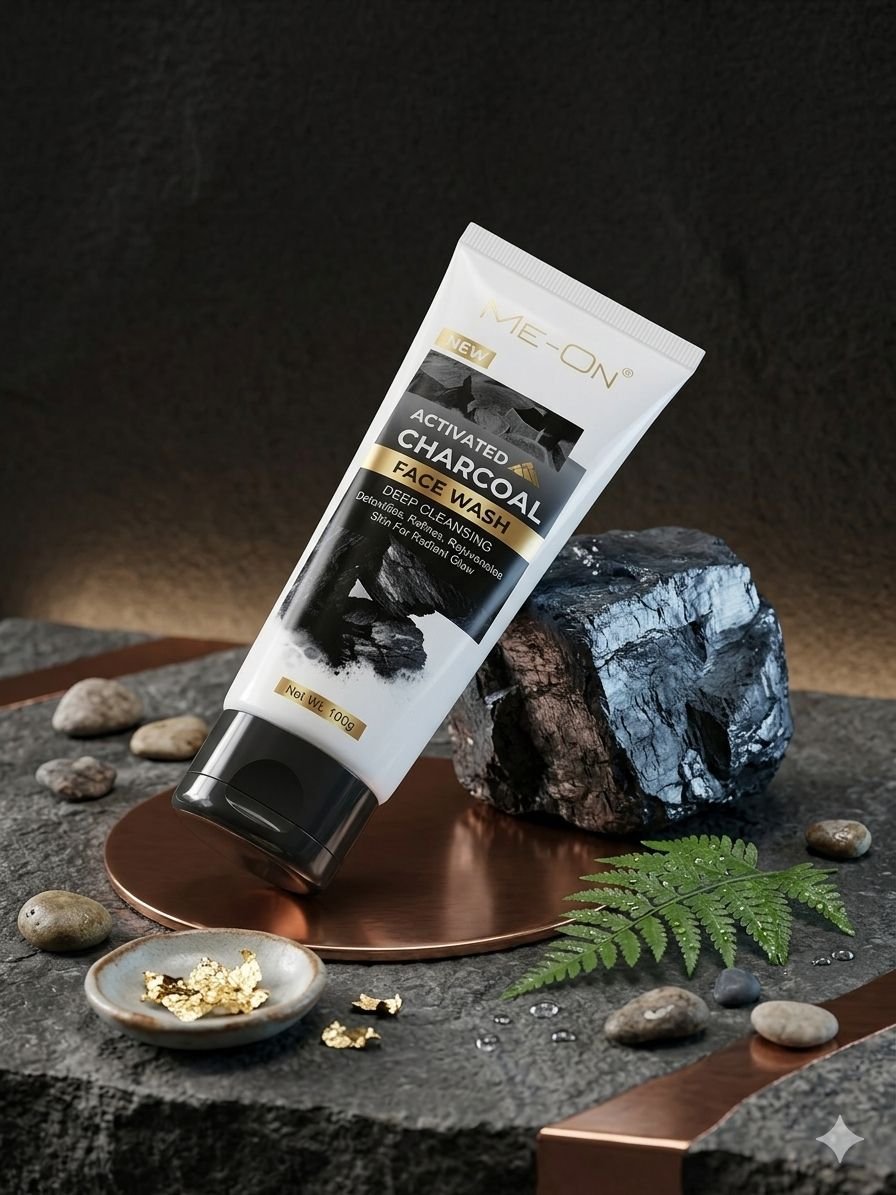 ME-ON Activated Charcoal Face Wash - Deep Cleansing (100g)