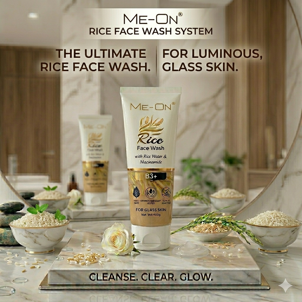 Me-On Rice Face Wash & Serum Combo