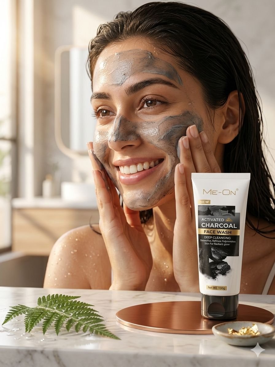 ME-ON Activated Charcoal Face Wash - Deep Cleansing (100g)